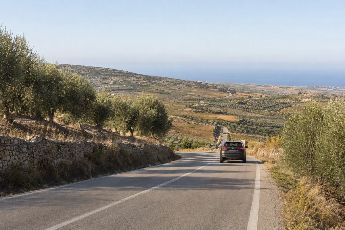 Da Palermo a Sciacca in auto: percorso nell’entroterra